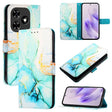 For Tecno Spark Go 2024 / Spark 20C PT003 Marble Pattern Flip Leather Phone Case(Green) - Tecno Cases by PMC Jewellery | Online Shopping South Africa | PMC Jewellery | Buy Now Pay Later Mobicred