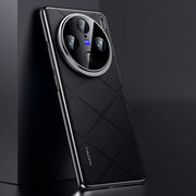 For vivo X100 Pro / X100s Pro Plain Leather PC Phone Case(Black)