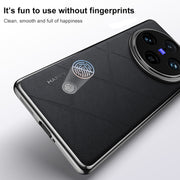 For vivo X100 Pro / X100s Pro Plain Leather PC Phone Case(Black)