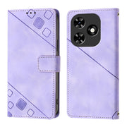 For Tecno Spark Go 2024 / Spark 20C Skin Feel Embossed Leather Phone Case(Light Purple)