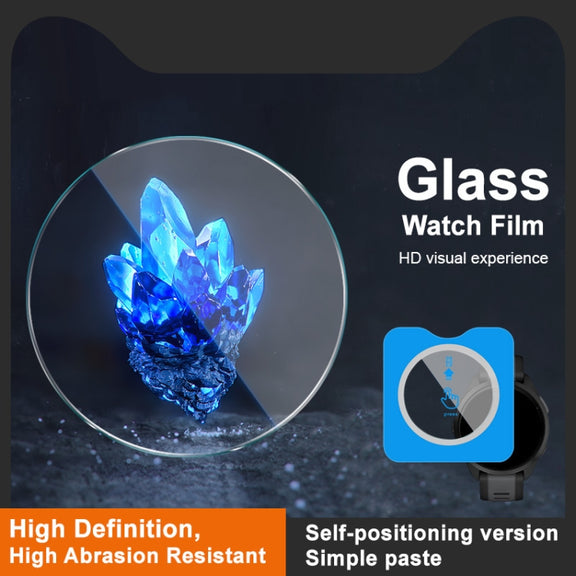 For Garmin Forerunner 165 IMAK Tempered Glass Watch Protective Film Self-contained Positioning Version