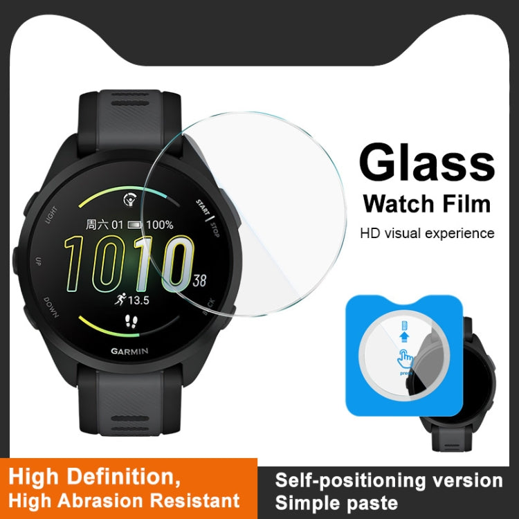 For Garmin Forerunner 165 IMAK Tempered Glass Watch Protective Film Self-contained Positioning Version