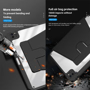 For iPad Pro 13 2024 Mutural Jianshang Series Smart Leather Tablet Case(Black)