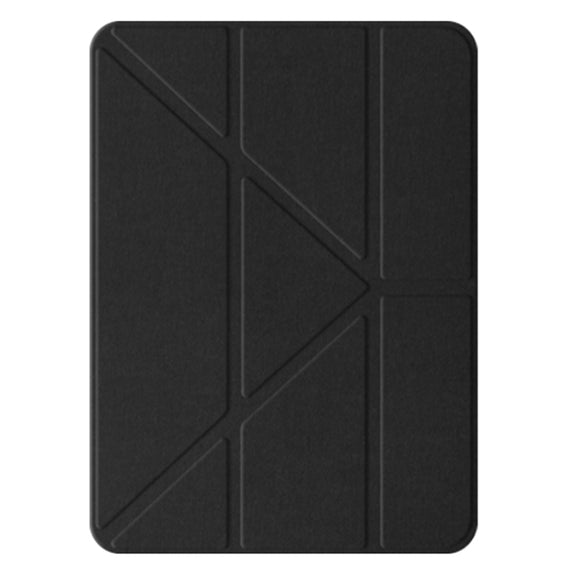 For iPad Pro 11 2024 Mutural Multi-fold Smart Leather Tablet Case(Black)
