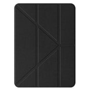 For iPad Air 11 2025 / 2024 Mutural Multi-fold Smart Leather Tablet Case(Black)