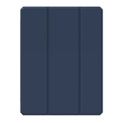 For iPad Pro 13 2024 Mutural Pinyue Series Smart Leather Tablet Case(Dark Blue)