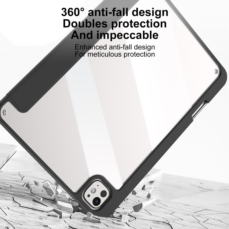For iPad Air 13 2025 / 2024 Mutural Pinyue Series Smart Leather Tablet Case(Grey)