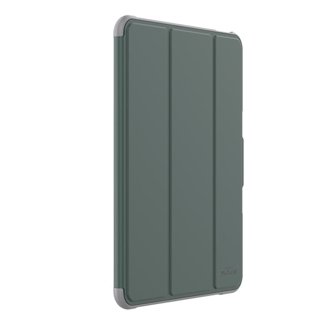 For iPad Air 13 2025 / 2024 Mutural PC Hybrid TPU Leather Smart Tablet Case(Dark Green)