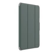 For iPad Pro 11 2024 Mutural PC Hybrid TPU Leather Smart Tablet Case(Dark Green)