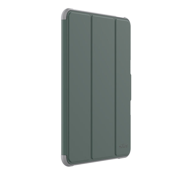 For iPad Pro 11 2024 Mutural PC Hybrid TPU Leather Smart Tablet Case(Dark Green)