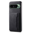 For Google Pixel 9 Denior D13 Retro Texture Leather MagSafe Card Bag Phone Case(Black) - free shipping - PMC TechLife - Order now!