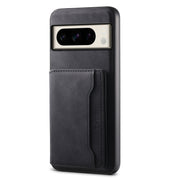 For Google Pixel 8 Pro Denior D13 Retro Texture Leather MagSafe Card Bag Phone Case(Black)