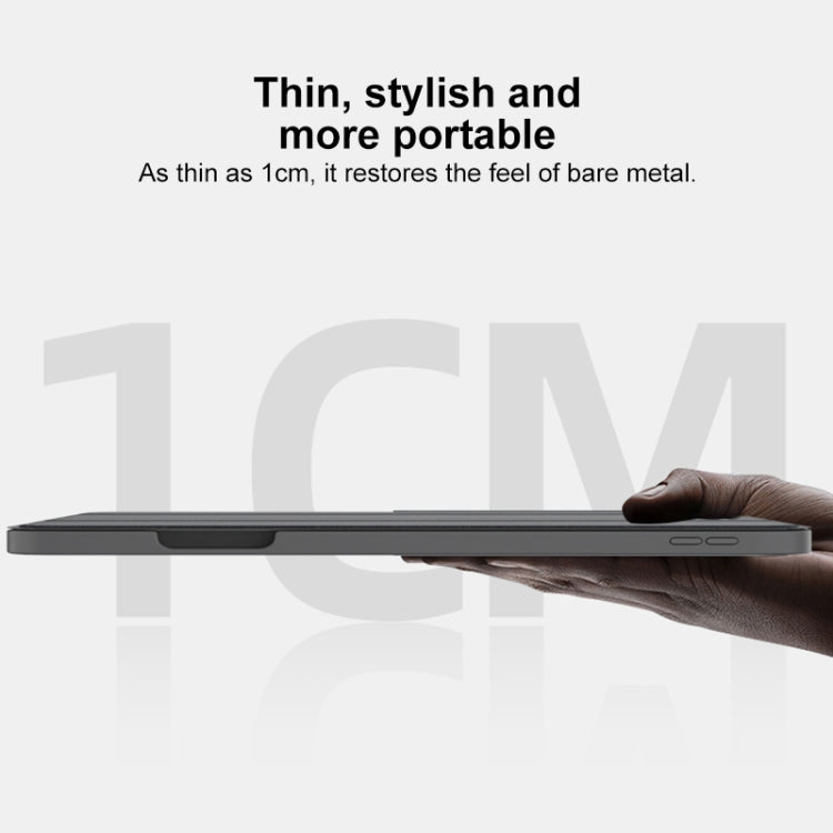 For iPad Air 13 2025 / 2024 Mutural YASHI Series Tablet Leather Smart Case(Grey)