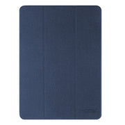 For iPad Air 11 2025 / 2024 Mutural YASHI Series Tablet Leather Smart Case(Blue)