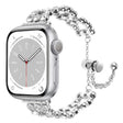 For Apple Watch SE 44mm Rhinestone Metal Bracelet Watch Band(Silver) - free shipping - PMC TechLife - Order now!