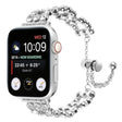 For Apple Watch 38mm Rhinestone Metal Bracelet Watch Band(Silver) - free shipping - PMC TechLife - Order now!