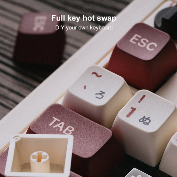 8Bitdo Retro Wireless Bluetooth Tri-Mode Mechanical Keyboard(Red)
