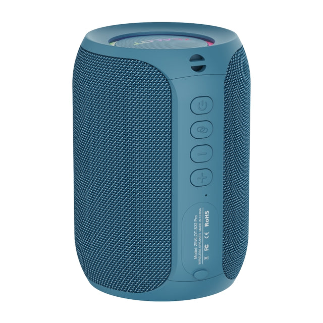 Zealot S32 Pro 15W High Power Bluetooth Speaker with Colorful Light(Blue)
