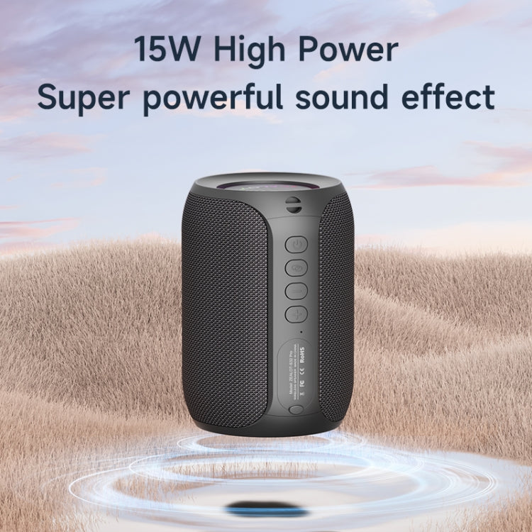 Zealot S32 Pro 15W High Power Bluetooth Speaker with Colorful Light(Grey)