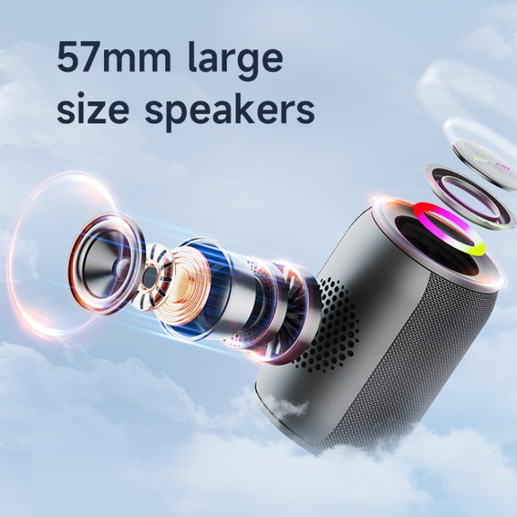 Zealot S32 Pro 15W High Power Bluetooth Speaker with Colorful Light(Black)