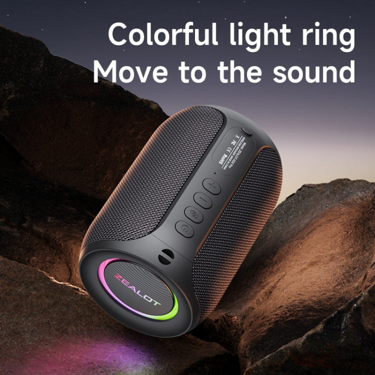Zealot S32 Pro 15W High Power Bluetooth Speaker with Colorful Light(Blue)