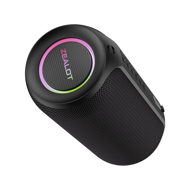 Zealot S32 Max 20W High Power Bluetooth Speaker with RGB Light(Black)