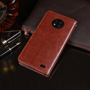 For Oukitel C19 idewei Crazy Horse Texture Horizontal Flip Leather Case with Holder & Card Slots & Wallet(White)