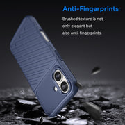 For iPhone 16 Thunderbolt Shockproof Soft TPU Phone Case(Blue)
