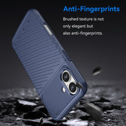 For iPhone 16 Plus Thunderbolt Shockproof Soft TPU Phone Case(Blue)