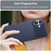For iPhone 16 Plus Thunderbolt Shockproof Soft TPU Phone Case(Blue)