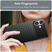 For iPhone 16 Plus Thunderbolt Shockproof Soft TPU Phone Case(Black)