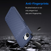 For iPhone SE 2024 Thunderbolt Shockproof Soft TPU Phone Case(Blue)