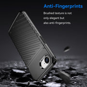 For iPhone SE 2024 Thunderbolt Shockproof Soft TPU Phone Case(Black)
