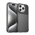 For iPhone 16 Pro Thunderbolt Shockproof Soft TPU Phone Case(Black) - iPhone 16 Pro Cases by PMC TechLife | Online Shopping South Africa | PMC TechLife | Buy Now Pay Later Mobicred