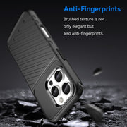For iPhone 16 Pro Thunderbolt Shockproof Soft TPU Phone Case(Black)