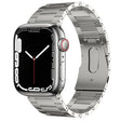 For Apple Watch 38mm PG63 Three-Bead Protrusion Titanium Metal Watch Band(Silver) - free shipping - PMC TechLife - Order now!