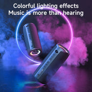 Zealot S51 Pro Shocking Bass Bluetooth Speaker with Colorful Light(Grey)