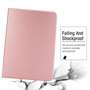 For iPad Pro 13 2024 Stretch Voltage Plain Leather Smart Tablet Case(Rose Gold)