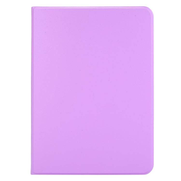 For iPad Pro 13 2024 Stretch Voltage Plain Leather Smart Tablet Case(Purple)