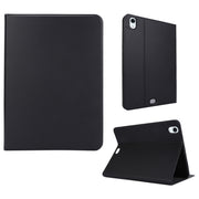 For iPad Air 11 2025 / 2024 Stretch Voltage Plain Leather Smart Tablet Case(Black)