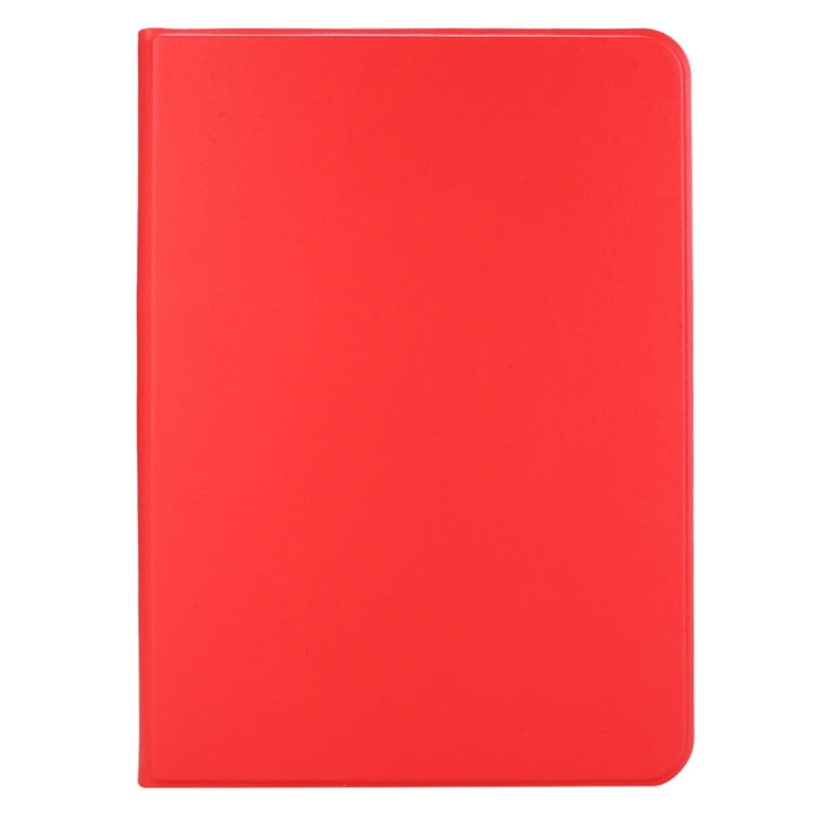 For iPad Air 11 2024 Stretch Voltage Plain Leather Smart Tablet Case(Red)