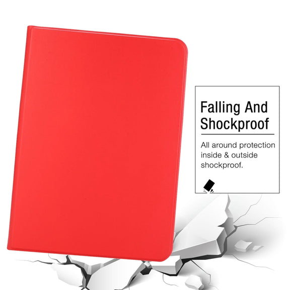For iPad Air 11 2024 Stretch Voltage Plain Leather Smart Tablet Case(Red)