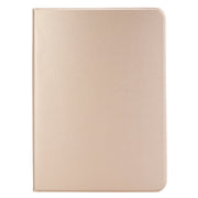 For iPad Air 11 2024 Stretch Voltage Plain Leather Smart Tablet Case(Gold)