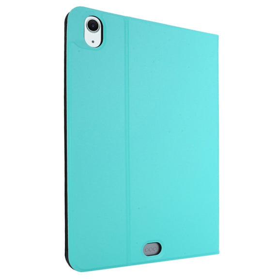For iPad Air 11 2024 Stretch Voltage Plain Leather Smart Tablet Case(Green)
