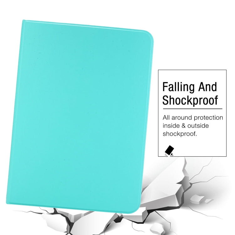 For iPad Air 11 2024 Stretch Voltage Plain Leather Smart Tablet Case(Green)