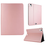 For iPad Air 11 2025 / 2024 Stretch Voltage Plain Leather Smart Tablet Case(Rose Gold)