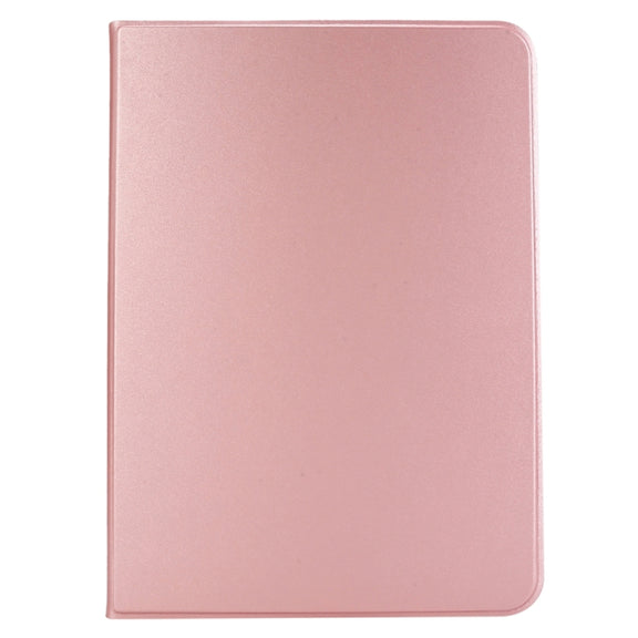 For iPad Air 11 2025 / 2024 Stretch Voltage Plain Leather Smart Tablet Case(Rose Gold)