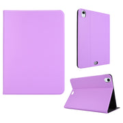 For iPad Air 11 2024 Stretch Voltage Plain Leather Smart Tablet Case(Purple)