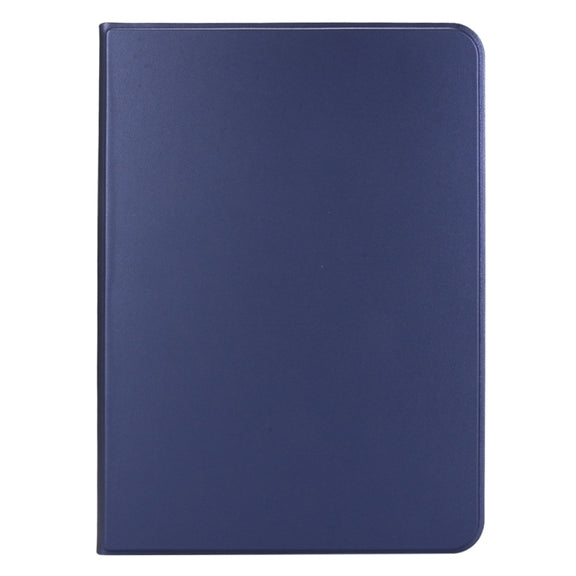 For iPad Pro 11 2024 Stretch Voltage Plain Leather Smart Tablet Case(Dark Blue)