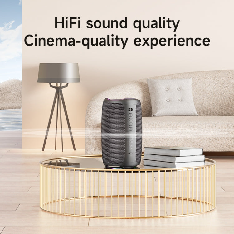Zealot S61M RGB Rhythmic Light Karaoke Wireless Speaker, Style:Single Mic(Black)